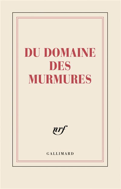 Carnet Du domaine des Murmures (papeterie)