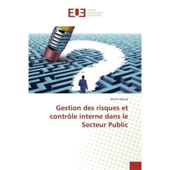 Gestion des risques et controle interne dans le Secteur Public - broché ...