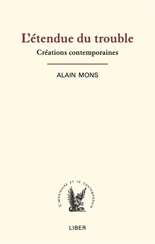 L'étendue du trouble - Alain Mons - broché