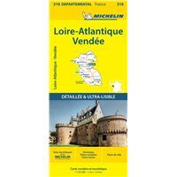 Carte Départementale Loire-Atlantique, Vendée