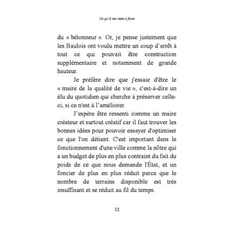 Ce qu'il me reste à faire