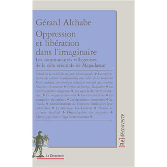 Oppression et libération dans l'imaginaire - 1