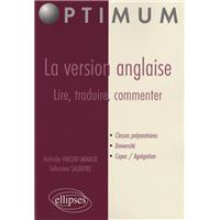 La version anglaise : lire, traduire, commenter