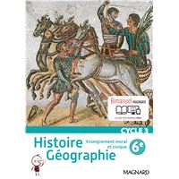 Histoire Géographie EMC 6e (2016) – Manuel élève