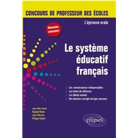 L'épreuve orale d'admission - Le système éducatif français