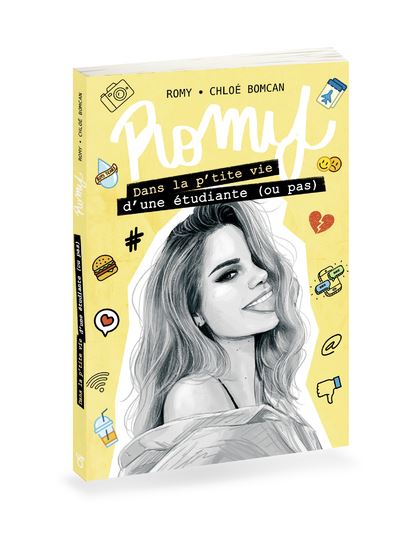 Romy - Dans la p'tite vie d'une étudiante (ou pas) - Lecture roman jeunesse adolescence Youtube rése -  Romy - Broschur