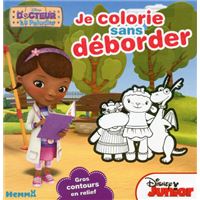 Docteur La Peluche Je colorie sans déborder (Cahier mauve)