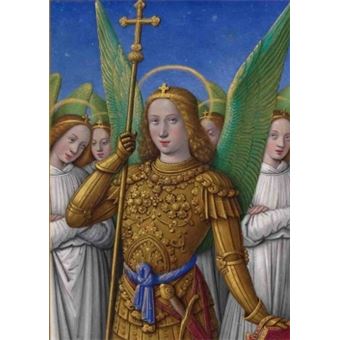 Carnet Blanc, Heures Anne de Bretagne, Ange en armure - 1