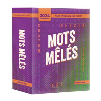 Mon année - mots mêlés ou mots cachés 2024 - 1