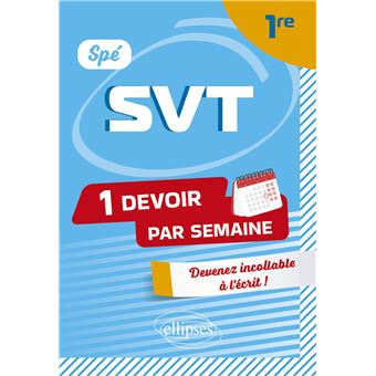 Spé SVT - Première