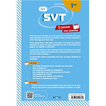 Spé SVT - Première
