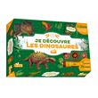 Je découvre les dinos - coffret avec lampe et kit excavation