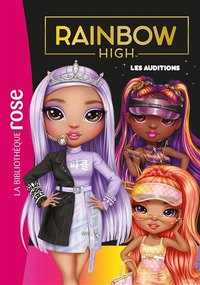 Rainbow High 19 - Les auditions - Collectif - Bb Rose Verte - Poche - Roman cadet