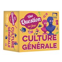 GF Une question de culture générale par jour 2023 - cartonné - Collectif -  Achat Livre