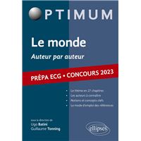 Le monde ECG 2023 - Auteur par auteur