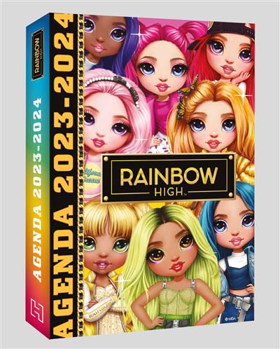 Rainbow High Calendrier de l'Avent 2024 Bijoux Bracelet et Charms Enfant Fille