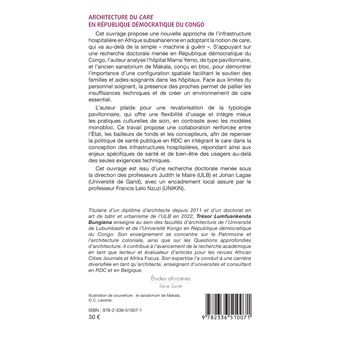 Architecture du care en République démocratique du Congo