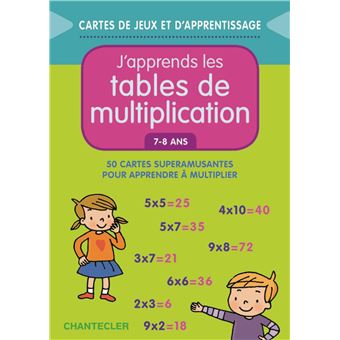 Des jeux pour apprendre les tables de multiplication 8-10 ans