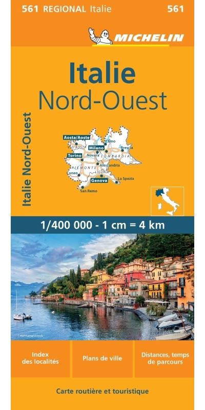 Carte Régionale Italie Nord Ouest Échelle 1400 000 Broché Collectif Michelin Achat Livre 4966