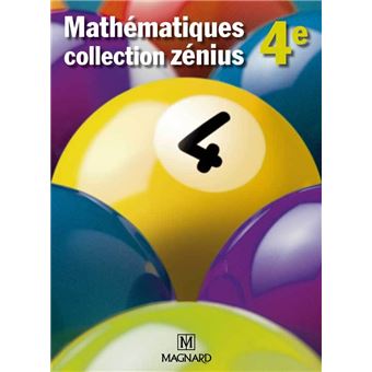 Mathématiques, 4e - Manuels-scolaires | Rakuten