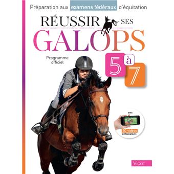 livre équitation etre cavalier galops 1à4-prépa examens ed Maloine 1994
