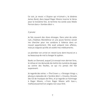 Le temps de la mélancolie Journal 2025 Janvier juin