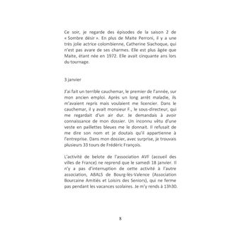 Le temps de la mélancolie Journal 2025 Janvier juin