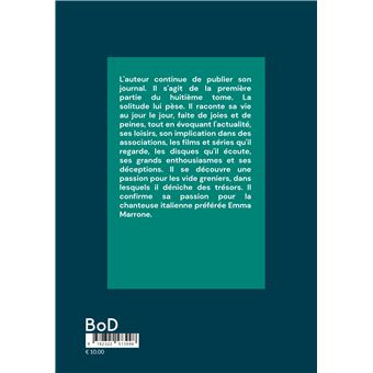 Le temps de la mélancolie Journal 2025 Janvier juin