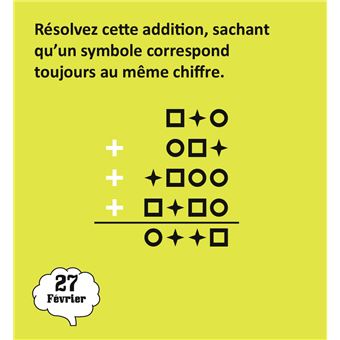 Mini calendrier 365 jours pour muscler son cerveau
