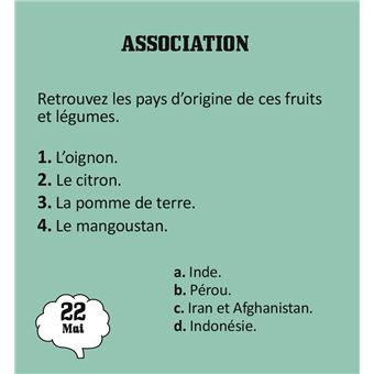 Mini calendrier 365 jours pour muscler son cerveau