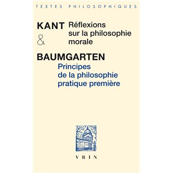 Réflexions sur la philosophie morale - 1
