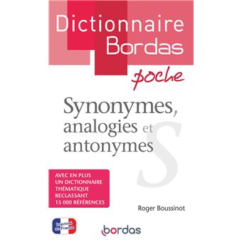 Dictionnaire Bordas poche Synonymes, analogies et antonymes