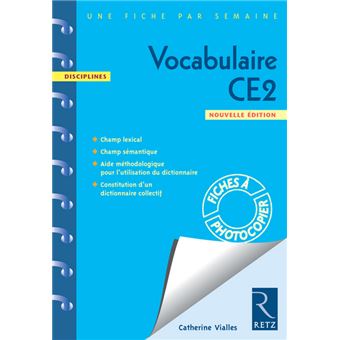 Vocabulaire CE2