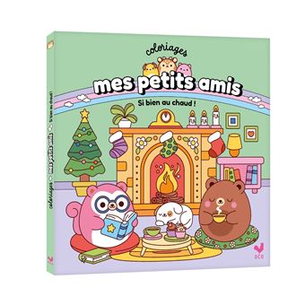 Coloriages mes petits amis - Si bien au chaud !