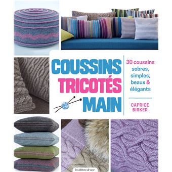 Coussins tricotes main - 1