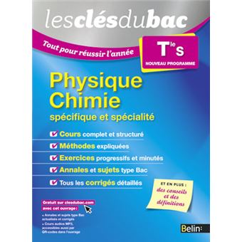 Physique-chimie - Terminale S (spécifique et spécialité) - 1
