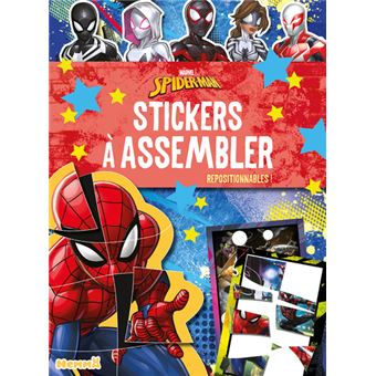 Pack de 5 Stickers Retro Spiderman - 2304 Pack de 5 Stickers Retro Spiderman - 2304