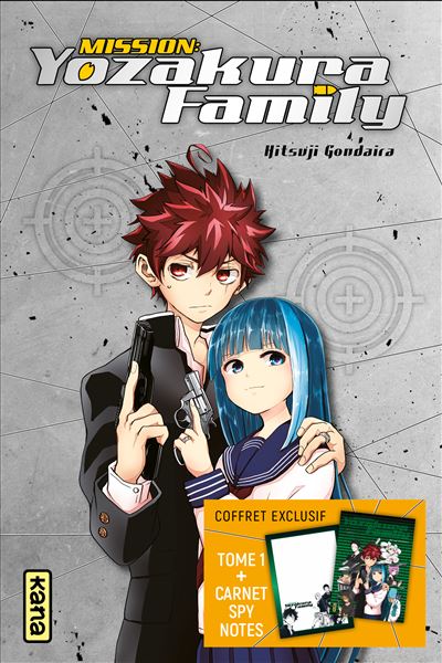 Coffret collector Mission  Yozakura Family T1+carte+carnet de notes