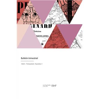 Bulletin trimestriel - 1