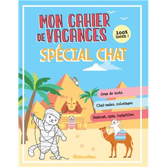 Mon cahier de vacances spécial chat - tome 4