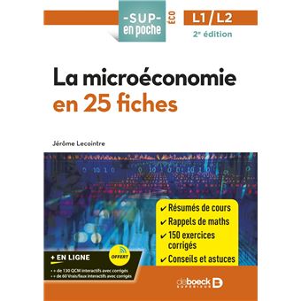 La microéconomie en 25 fiches - 1