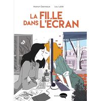 La fille dans l'écran