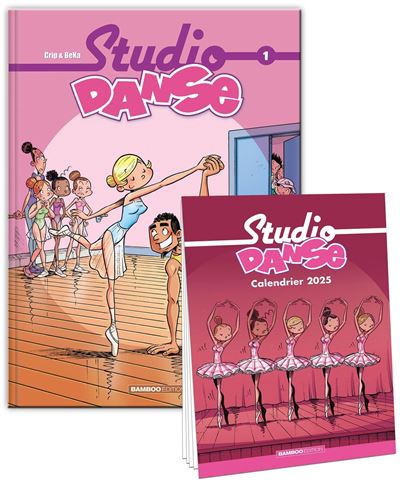 Studio Danse - tome 01 + calendrier 2025 offert Amendes à lire ! - Béka - Bamboo Eds - cartonné - Bande dessinée jeunesse