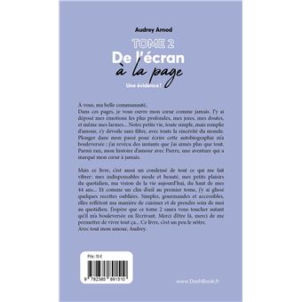 De l'Écran à la Page - Tome 2