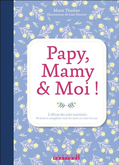 Affiche Chez Papy et Mamie NB - Le Monde de Bibou