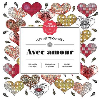 Les petits carres d'art-therapie avec amour - 1