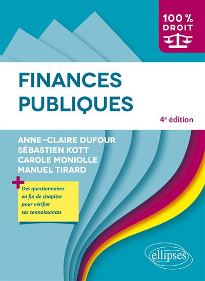 Finances publiques - Anne-Claire Dufour, Sébastien Kott, Carole Moniolle, Manuel Tirard (2023)