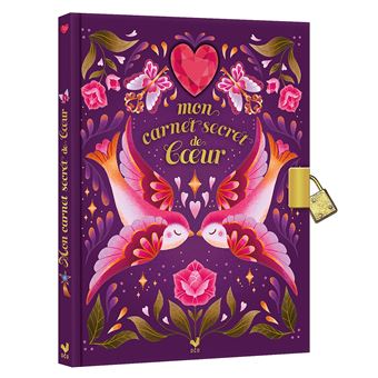 Mon carnet secrets de coeur - coffret avec accessoires