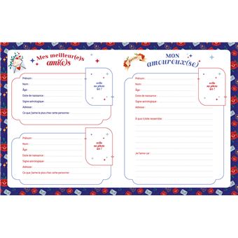 Mon carnet secrets de coeur - coffret avec accessoires