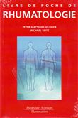 Livre de poche de rhumatologie